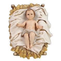 Gesù bambino nella culla serie13 cm Landi Moranduzzo