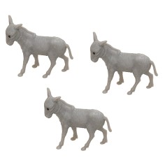 Conjunto de tres cocodrilos para estatuas de 3,5