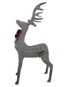 Illuminated reindeer 140 cm with 120 cool white LEDs for indoor use