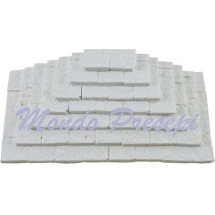 Staircase on 3 sides in resin cm 7,5x4x1,5 h.