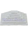 Staircase on 3 sides in resin cm 7,5x4x1,5 h.