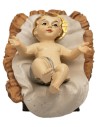 Gesù bambino nella culla removibile serie 15 cm