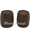 Set 2 botti in resina cm 2x2,5 h.