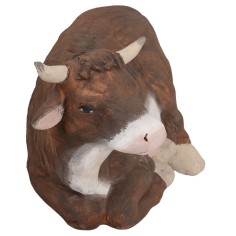 Bue in terracotta per statue da 30 cm 2