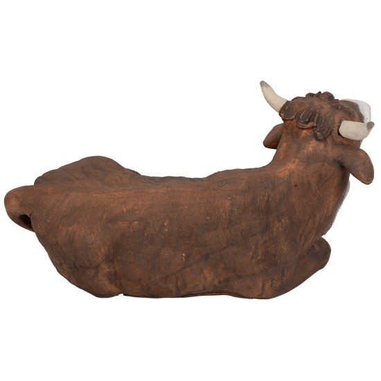 Conjunto de asno y buey sentados para estatuas de