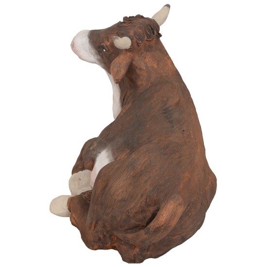 Conjunto de asno y buey sentados para estatuas de