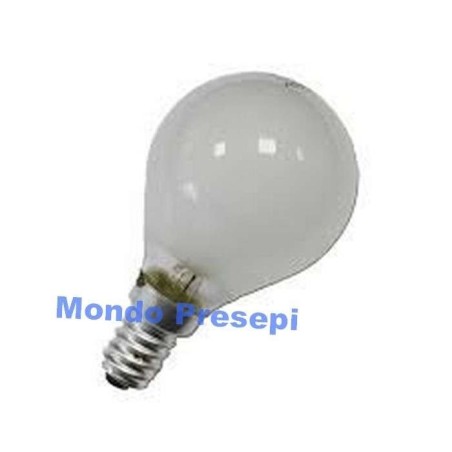 Bombilla E14 - 25W opaca Mondo Presepi
