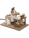 Baker with sieve series 12 cm in motion