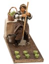 Hombre que cava serie 10 cm en movimiento
