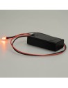 Led tremolante arancio effetto fuoco a batterie
