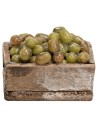 Cassetta in legno con olive cm 3,1x2,1x2,3 h