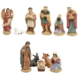 Natività 11 soggetti serie 12 cm in resina