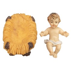 Baby Jesus with cradle 5x3.5 cm recommended for 2