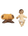 Gesù bambino con culla 5x3,5 cm consigliato per statue 15 cm