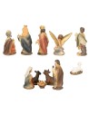 Complete Nativity 11 figures in resin series 5 cm