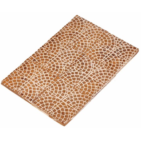 Resin cobblestone floor for nativity scene