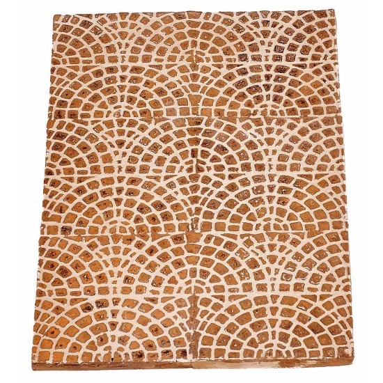Resin cobblestone floor for nativity scene