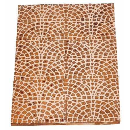 Resin cobblestone floor for nativity scene