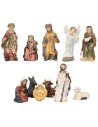 Natividad 11 figuras en resina serie 3 cm