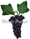 Grappolo d'uva nera cm 2