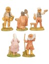 Set de 5 estatuas serie Euromarchi 8 cm