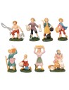 Set 8 statue serie 4 cm Euromarchi