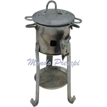 Stufa bracere cm 8 h. Mondo Presepi