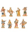 Set of 8 figurines series 3.5 cm Euromarchi
