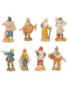 Set 8 statuine serie 3,5 cm Euromarchi