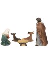 Natività 5 soggetti in resina serie 5 cm