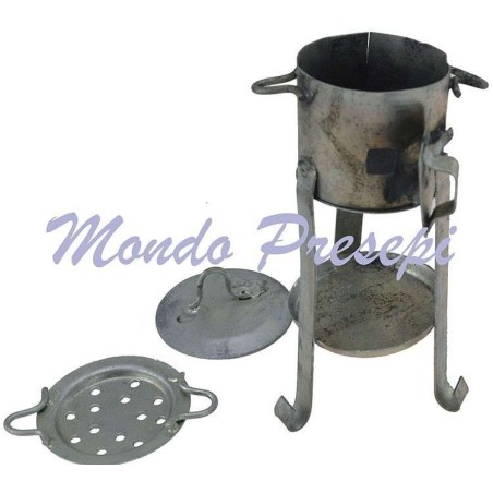 Stufa bracere cm 8 h. Mondo Presepi