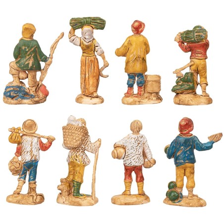 Set of 10 figurines series 4 cm Euromarchi