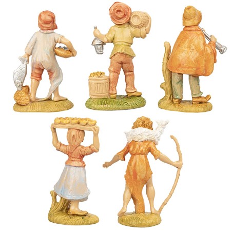 Set 12 statue 8 cm per presepe