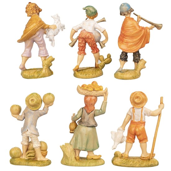 Set 12 statue 8 cm per presepe