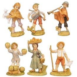 Set 6 statuine serie 8 cm Euromarchi