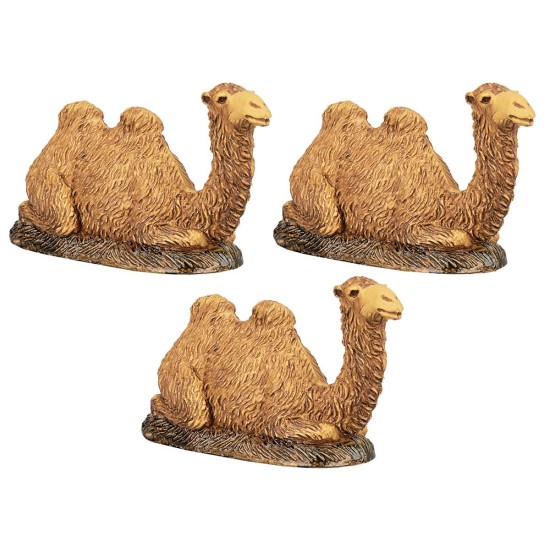 Set 3 cammelli sdraiati per statue 3,5 cm Landi Moranduzzo
