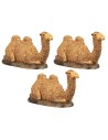 Set de 3 camellos acostados para estatuas de 3,5 cm Landi Moranduzzo
