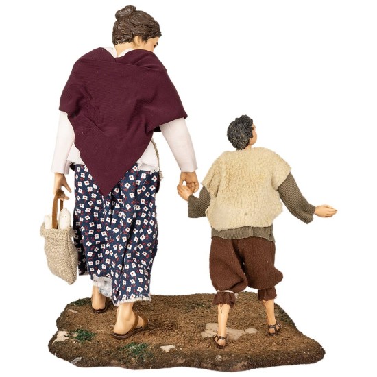 Donna con figlio serie 30 cm