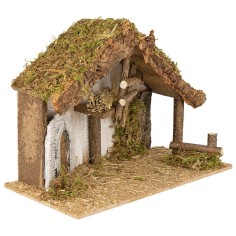 Hut with arched doorway complete with Landi Cost. 2