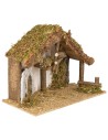 Capanna con fienile e porta ad arco cm 38x19x28 h