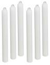 Set 6 candele bianche cm 2,5 ø 0,2