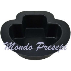 Bandeja semicircular Gr. cm 15x14x5 h. Mundo Pesebres