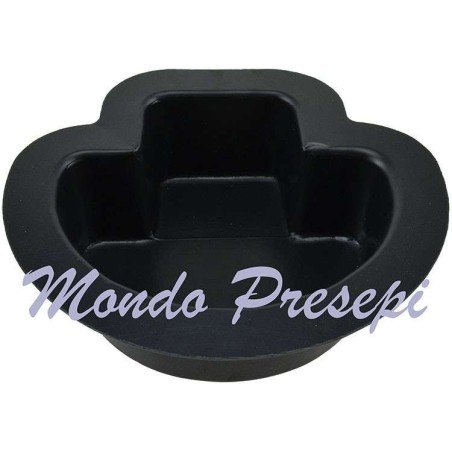 Bandeja semicircular Gr. cm 15x14x5 h. Mundo Pesebres