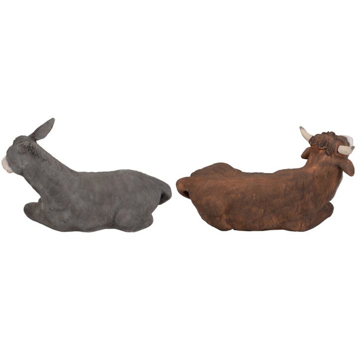 Donkey set and bue seated for statues 30 cm