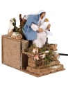 Madonna sentada con el Niño Jesús en movimiento serie 10 cm