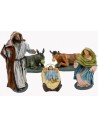 Natividad en resina de 20 cm set de 5 piezas