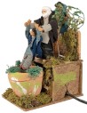 Nonno con bambini serie 10 cm in movimento