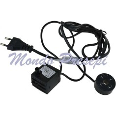 Bomba de 150 l/h con luces LED blancas altura 40 cm