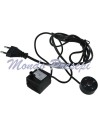 Bomba de 150 l/h con luces LED blancas altura 40 cm
