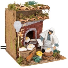 Pastor que cocina los bistecs al fuego 10 cm en 2